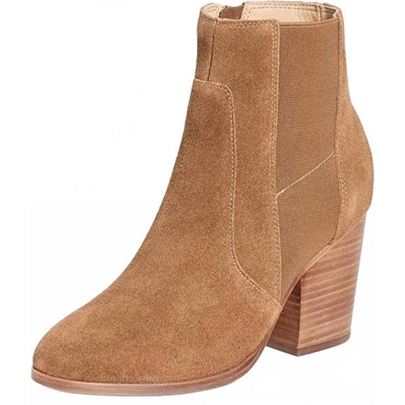 NEW SOLUDOS women's emma ankle bootie in chestnut